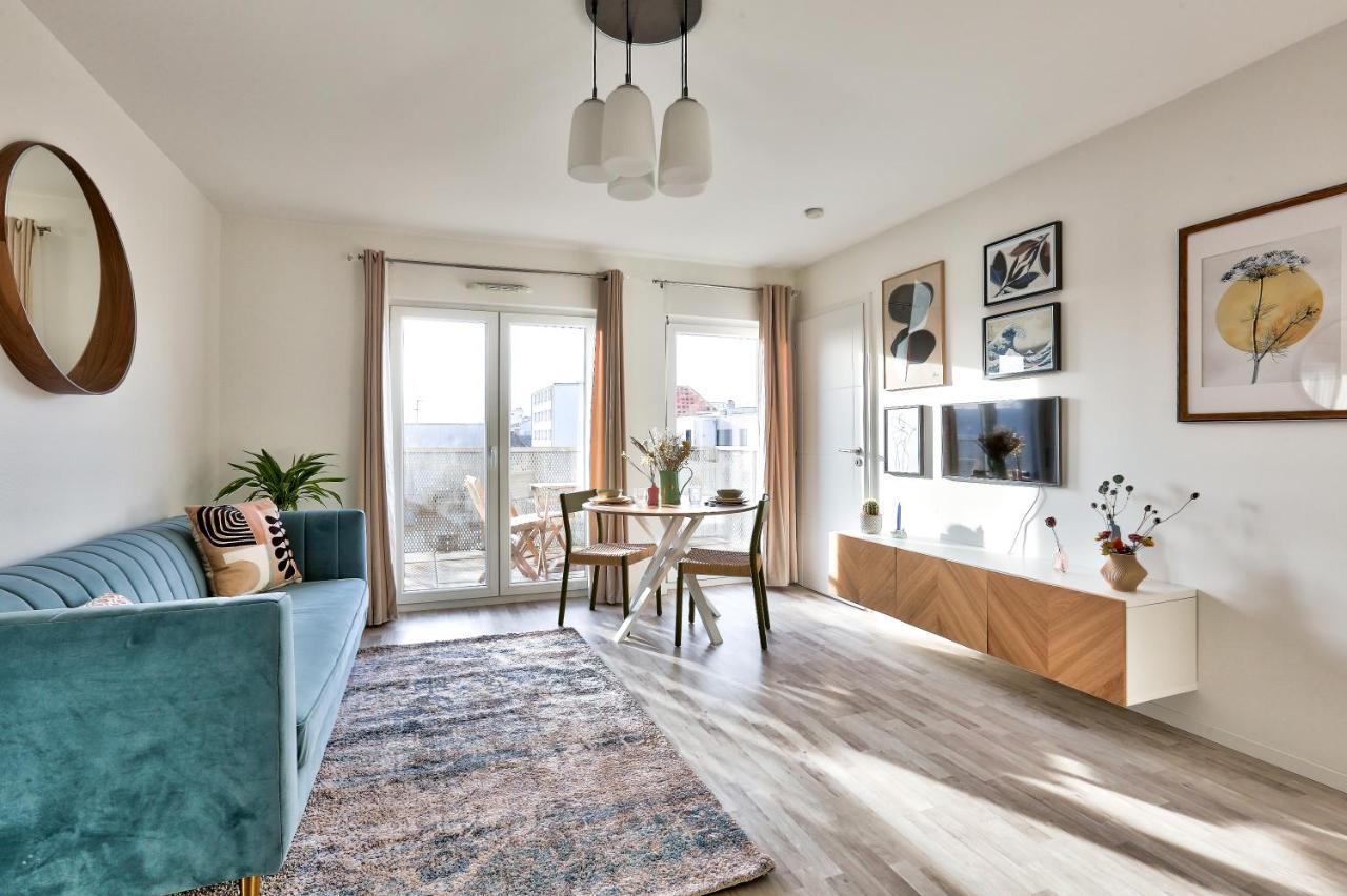 Charmant Appartement Neudorf Ouest Estrasburgo Exterior foto