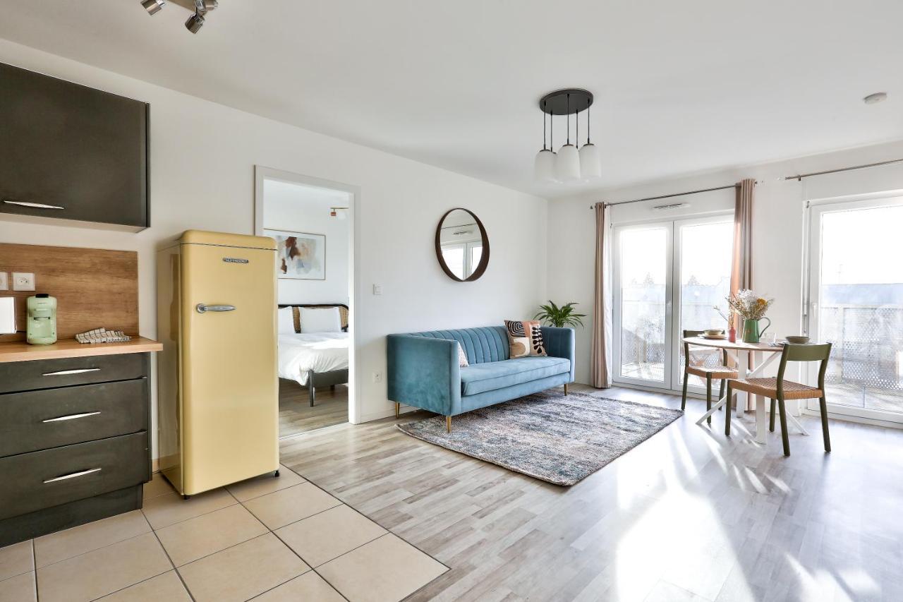 Charmant Appartement Neudorf Ouest Estrasburgo Exterior foto